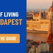 Cost of living in Budapest 2025 – graphic with Parliament image