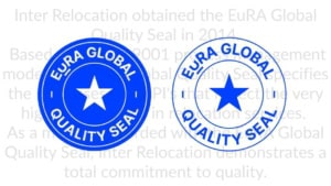 EGQS certificate awarded to Inter Relocation, an EGQS certified relocation company since 2014, demonstrating compliance with ISO 9001-based quality standards in global mobility services.