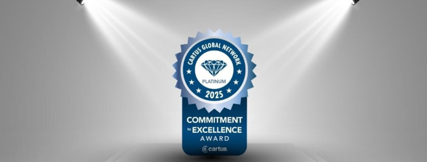 Inter Relocation Earns Cartus Commitment to Excellence Platinum Award 2025